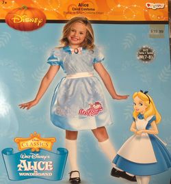 Costume - Disney Alice (size M / 7-8) - $12
