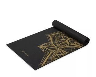 6mm Metallic Yoga Mat - Black
