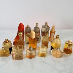 Vintage & Discontinued Perfumes 17 Bottles