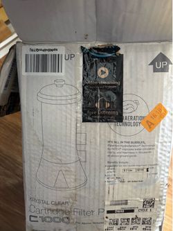 Intex Krystal Clear Cartridge Filter Pump C1000