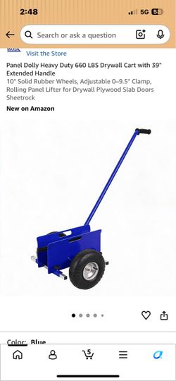 Heavy Duty Panel Dolly Drywall Cart 660 LBS