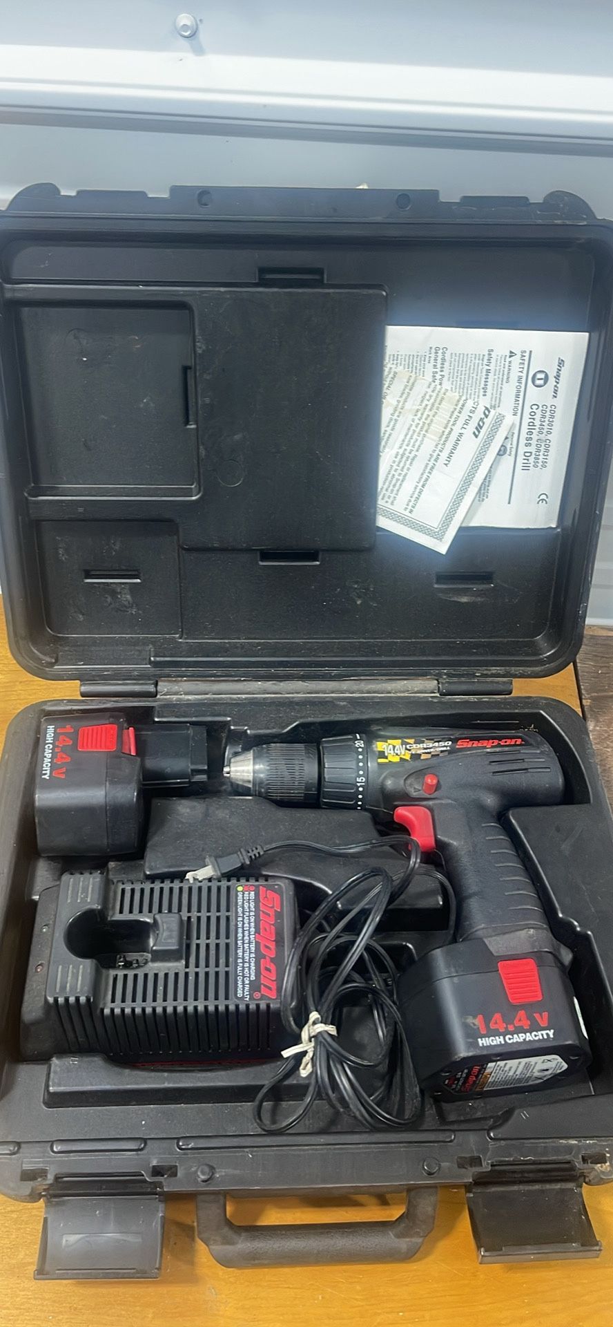 Snap On Cordless Drill