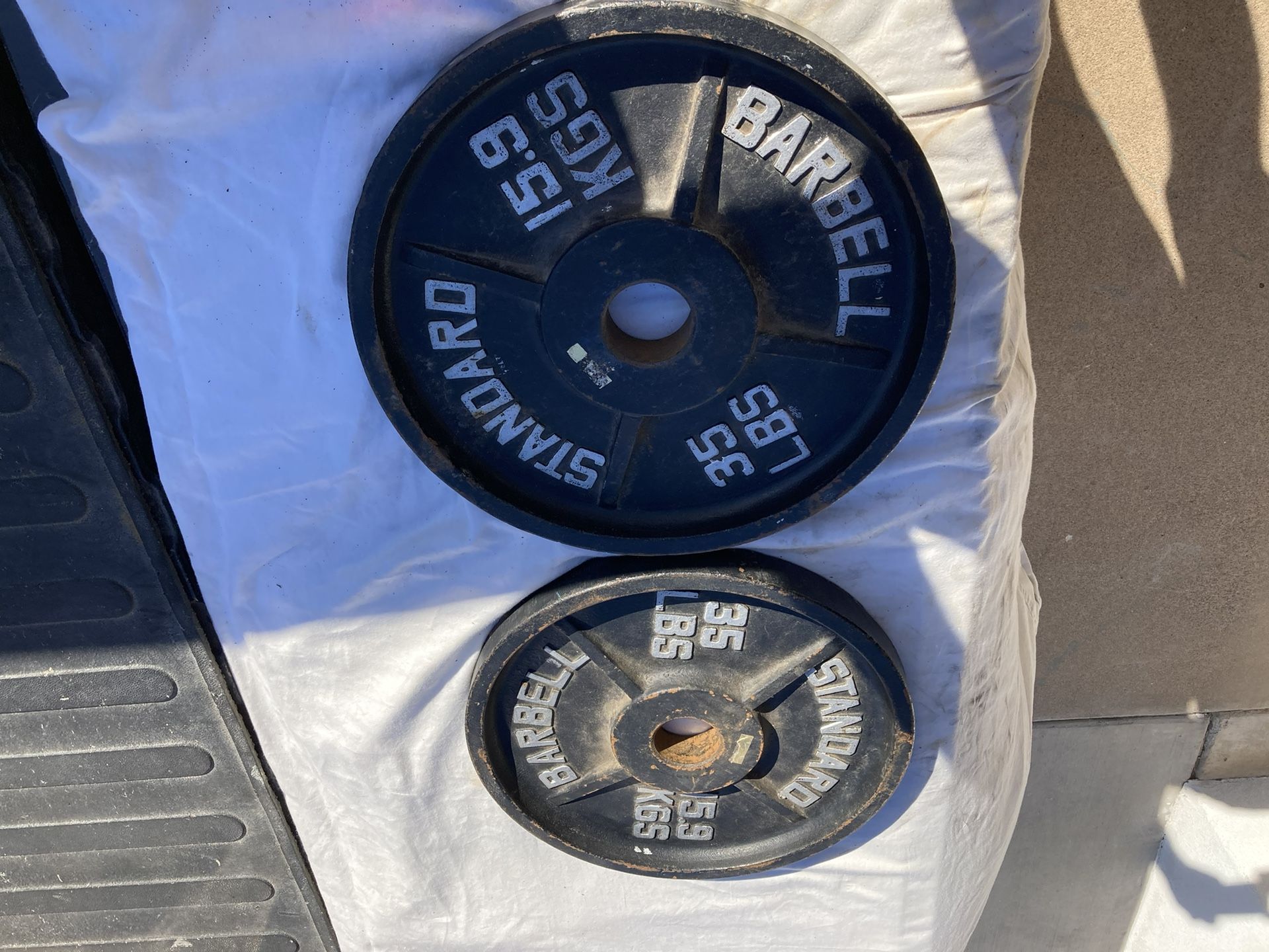 2= 35 lb Barbell Weights 2” (Standard)  