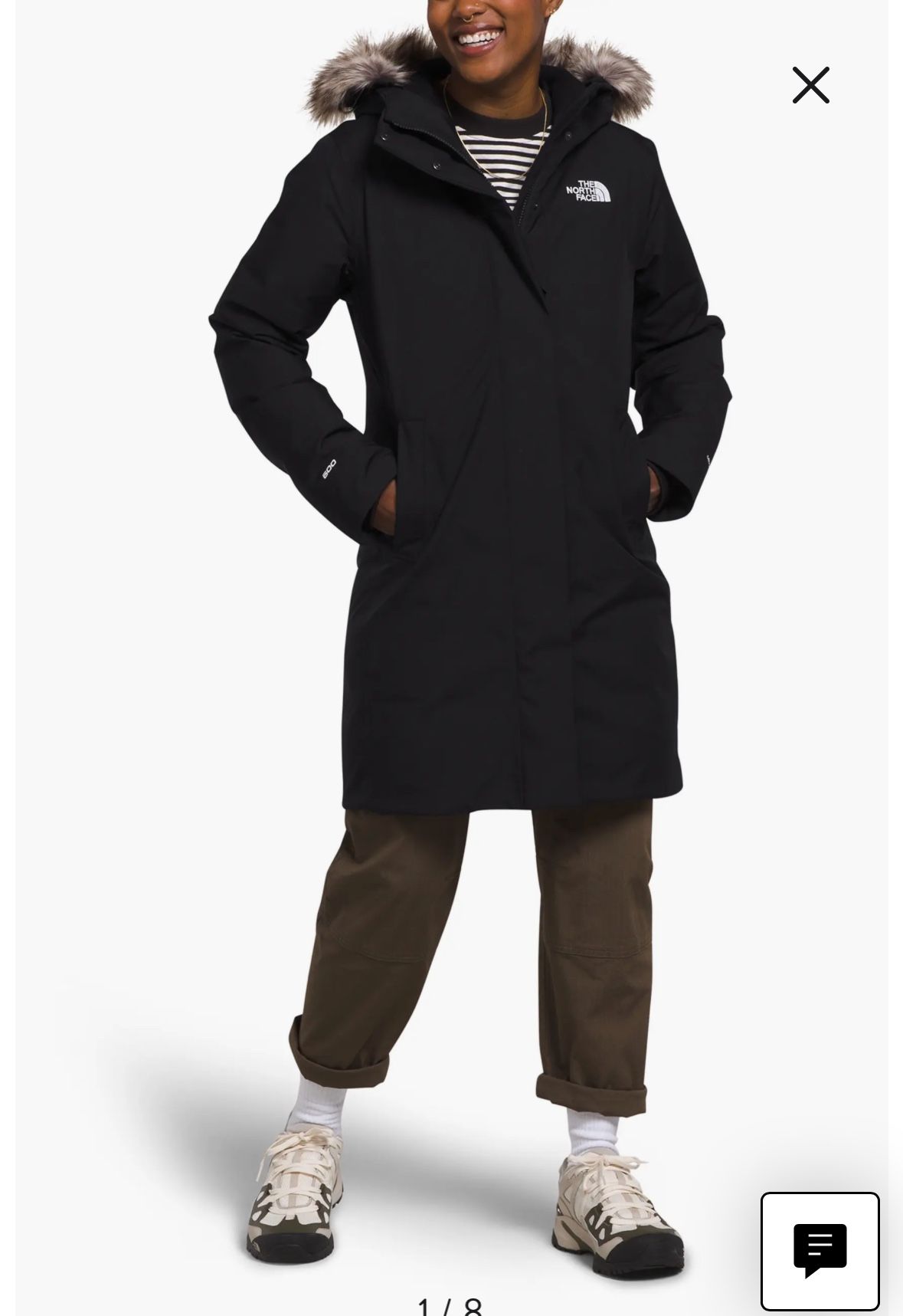Women's Arctic Hooded Faux-Fur-Trim Parka