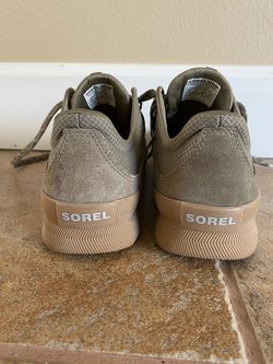 👟 SOREL Women’s Sz 9.5 Out n About Plus Classic Low Sneakers Tennis Shoes in Sage Green