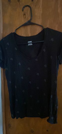 Women Pink V Neck Shirt