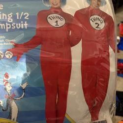 Adult Thing 1/2 Costume 