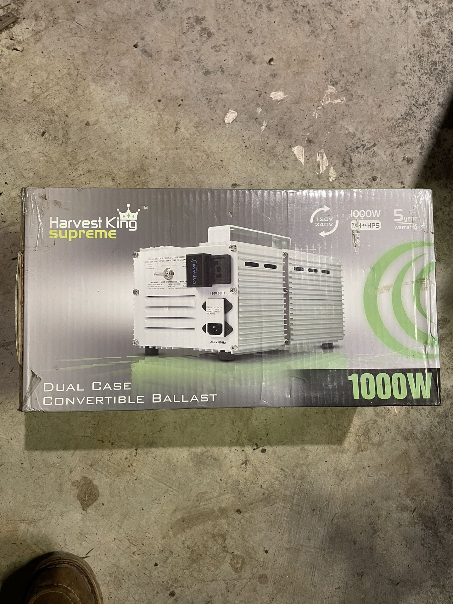 2 Harvest King 1000 Watt Ballast