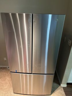 GE Standard-Depth 27-cu ft 3 -Door 36-in Wide with Ice Maker