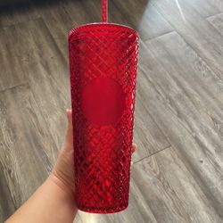 Red Starbucks Tumbler