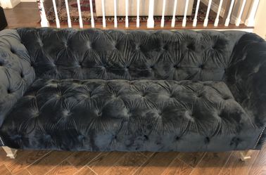 Velvet Tufted Sofa