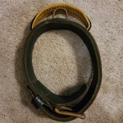 Leather Tactical Dog Collar With Handle
