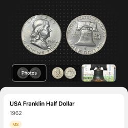 MS 1962 - USA Franklin Half Dollar