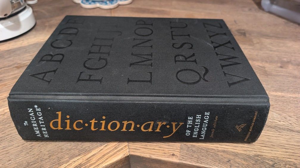 American heritage Dictionary Black Encyclopedia Style Format In Color With Footnotes