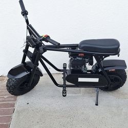 Mini Gas Dirt Bike, 99cc 4-Stroke, Max Speed 28 Mph | Max Load 200 Lbs | Age 13+ | With LED Light | For Adults | Pit Bike/Motorcycle

