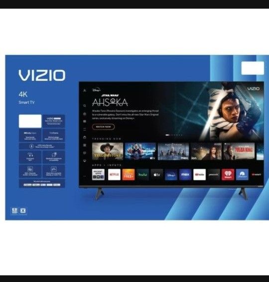 VIZIO 50 Inch V Series 4K UHD LED HDR Smart TV Bluetooth Compatible with Dolby Vision HDR/HDR10+, HDMI VRR, DTS Virtual X and WiFi 6 Dual-Band (V4K50M