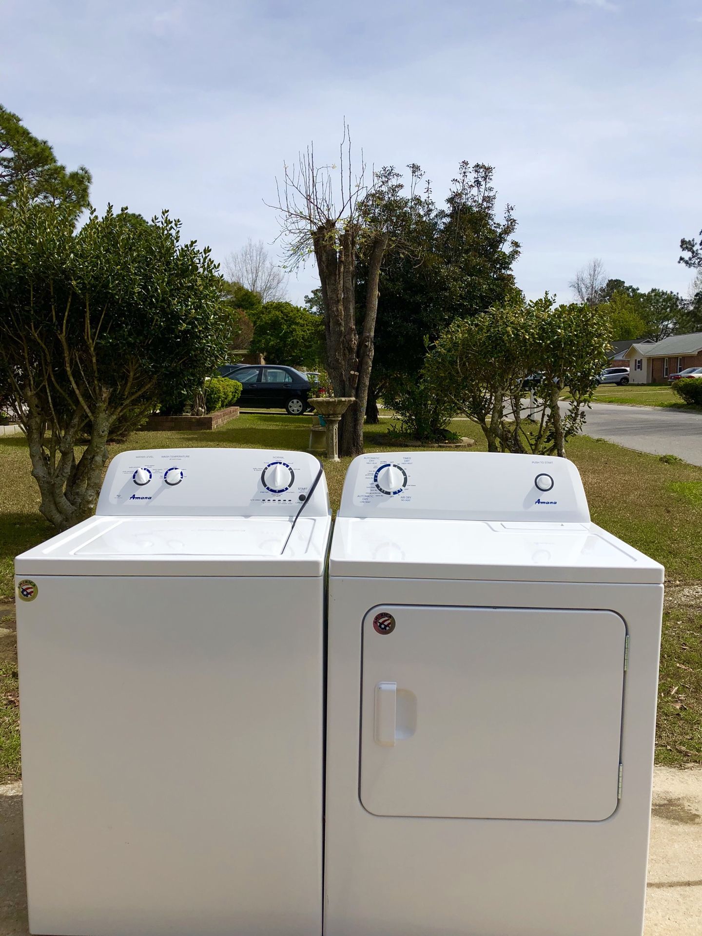 🌊 Barely Used Matching Amana Washer and Dryer Set Available 🌊