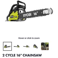 Brand New Ryobi 16" Gas Chainsaw 