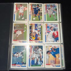 1994 Upper Deck FIFA World Cup Soccer Trading Cards Lot of 77