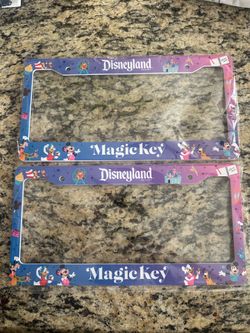 Disneyland Magic Key License Plate Frame