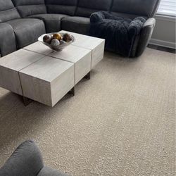 Walter E Smythe Custom White Noise Rug