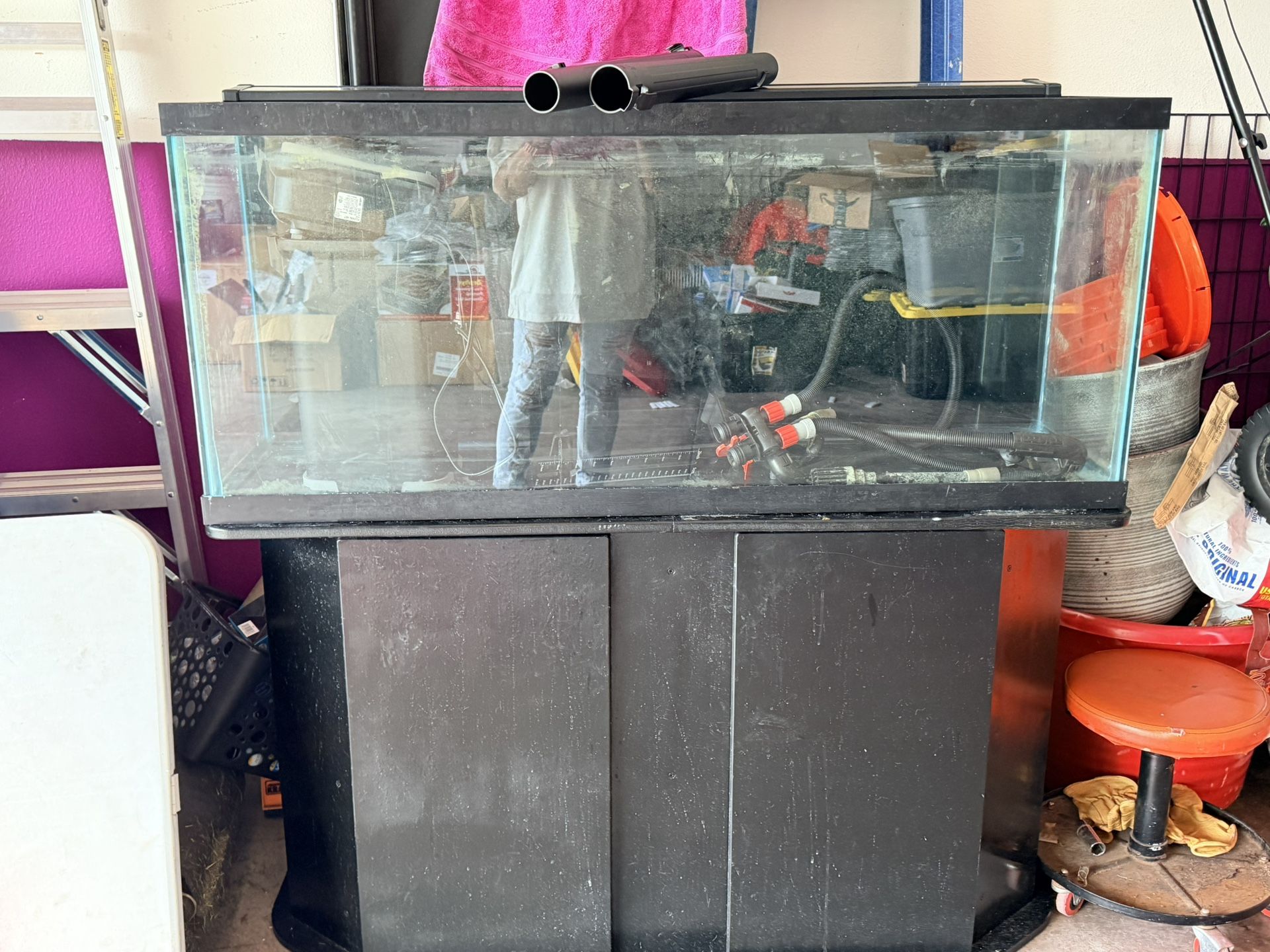55 Gallon Fish Tank  With Stand & Filter 