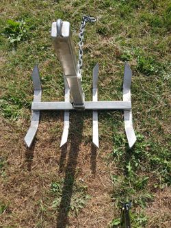 Large stainless steel  river anchor