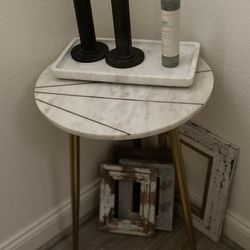 Marble End Table 