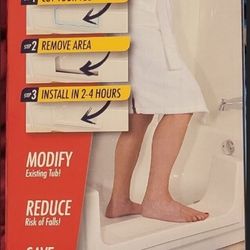 CleanCut Step Bathtub Accessibility Kit - White