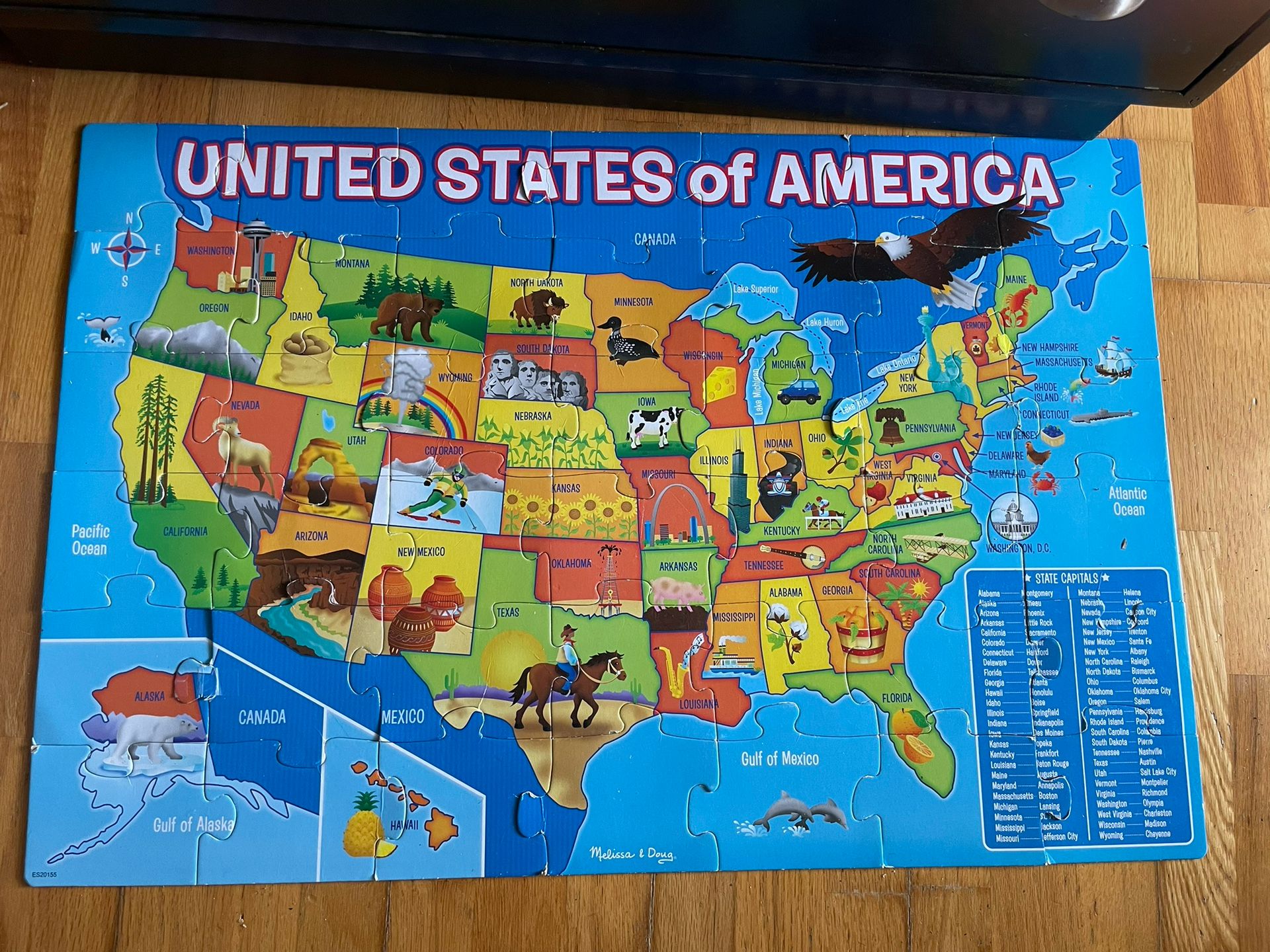 USA Map Puzzle