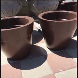 New Flower Pots Made Out Of Cement Perfect Gift 