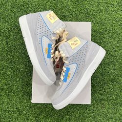 Jordan Retro 2 Union Grey Fog size 8.5