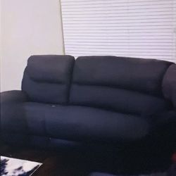 Non-Power Reclining Sectional and Recliner