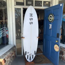 HSS 6’6” Closer pintail (fins included)