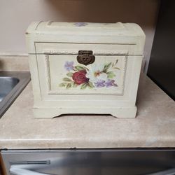 Floral Vintage Looking Chest