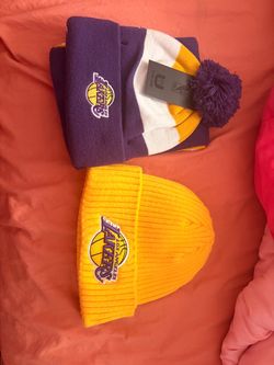 2 Lakers Beanies