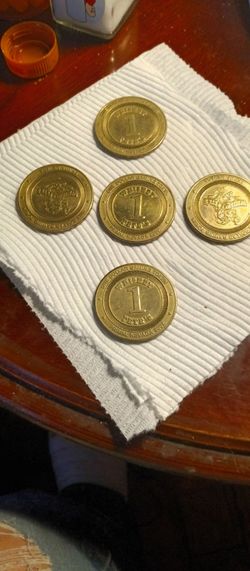 Vintage Whiskey Pete's Gaming Coins