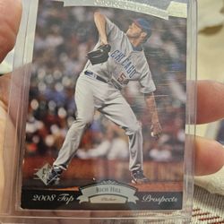Rich Hill Chicago Cubs 08 Upper Deck SP Top Prospects Rookie Baseball Card 