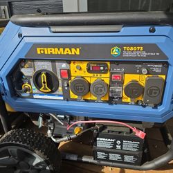 Firman Tri Fuel Generator  