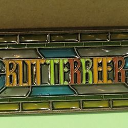 Harry Potter Butterbeer Stained Glass Enamel Metal Pin 