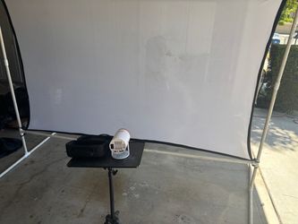 Mini projector and screeen