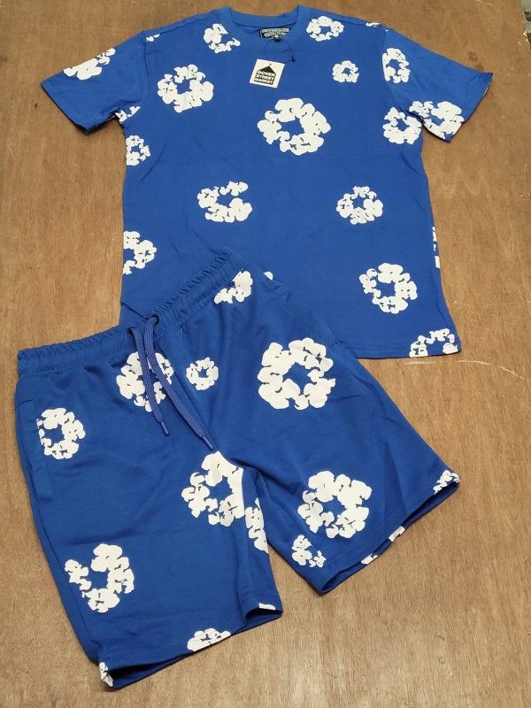 Denim Tears Short Sets.    Size Sm-3x