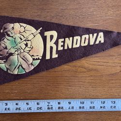 Vintage US Navy WWII Rendova Pennant