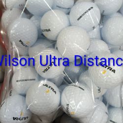 100 Used Wilson Ultra Distance Balls In Excellent Condition NM 