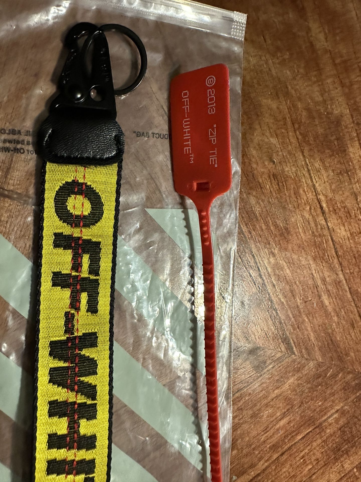 Off White Keychain