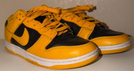 Nike Dunk Low Championship Goldenrod - Black/Yellow - Men's Size 10