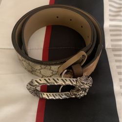 Gucci Belt Tiger Buckle