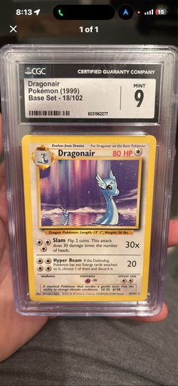Dragonair base set PSA 9