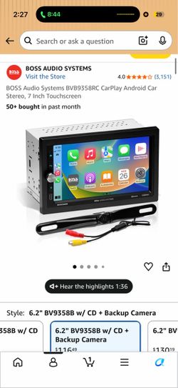 Car Stereo with Backup Camera