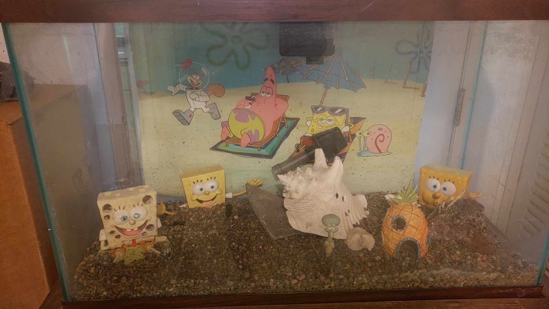 Spongebob fish tank